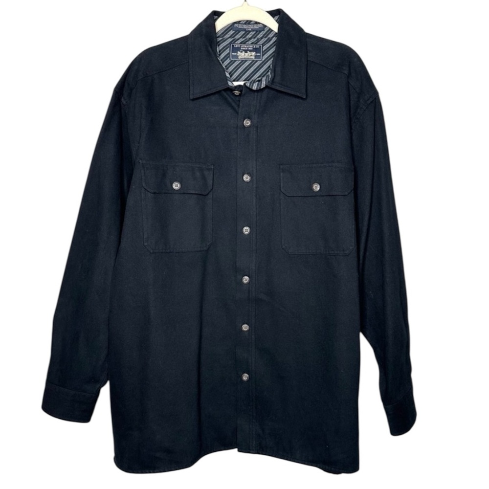 Levi's Mens Heavyweight Oversized Shacket Large Button Down Long Sleeve Jacket